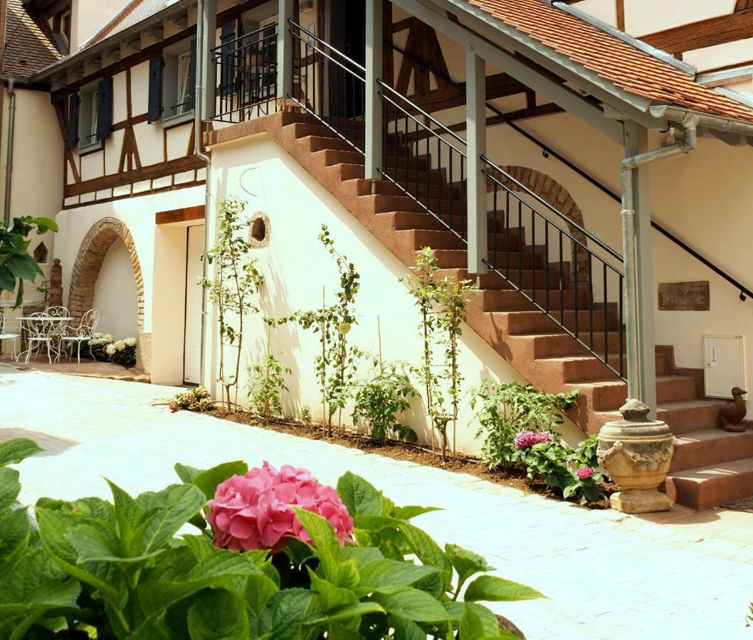 La Cour Sainte Agnes Apartment โอแบร์เน ภายนอก รูปภาพ